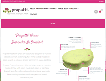 Tablet Screenshot of prapattiprops.com